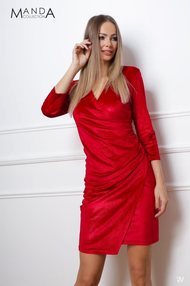 Fire red dress