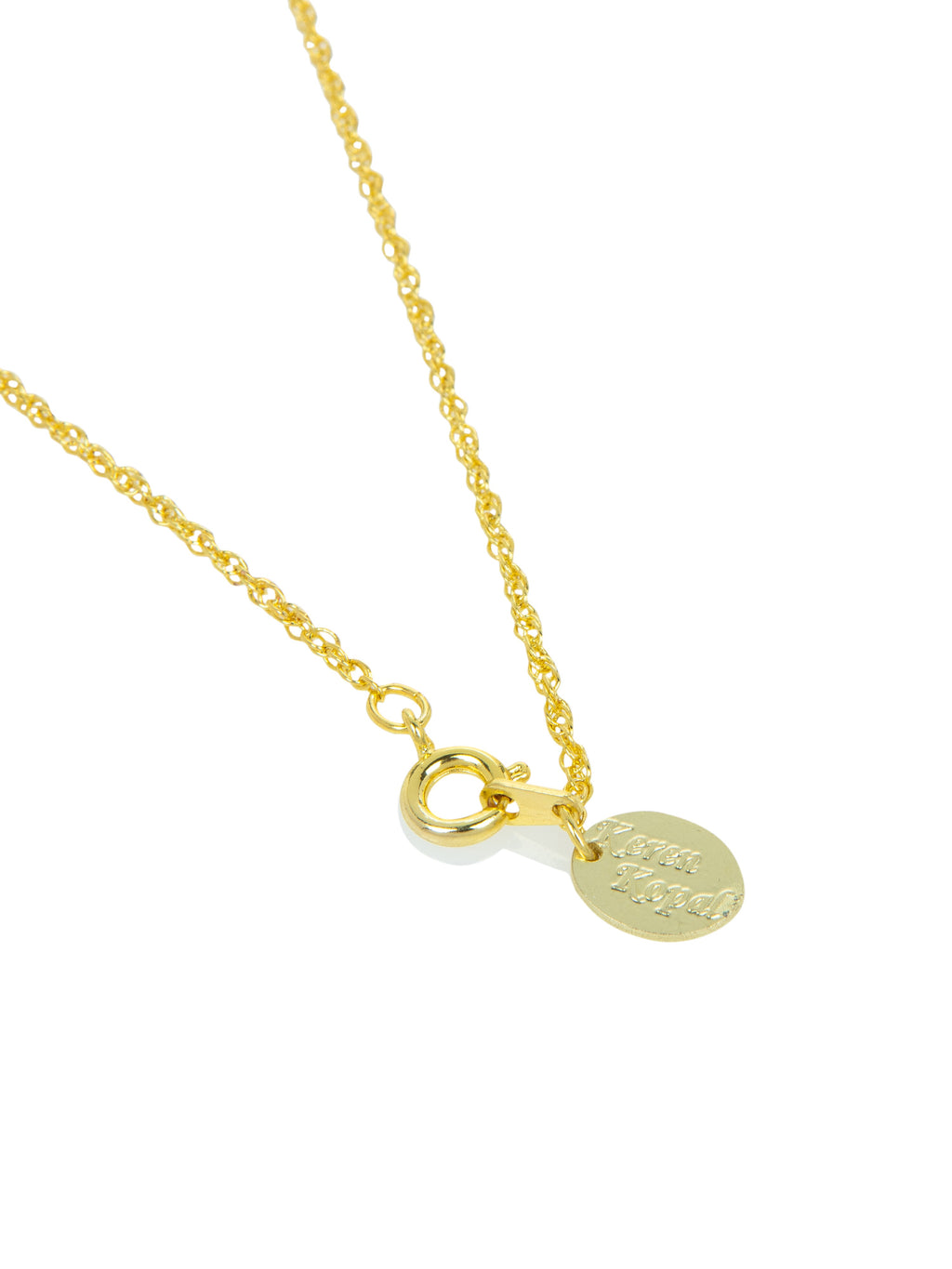 Red & Gold Egg Pendant Necklace
