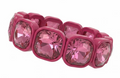 Pink Crystal Stretch Bracelet